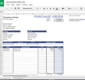 Purchase Order Not Acceptable