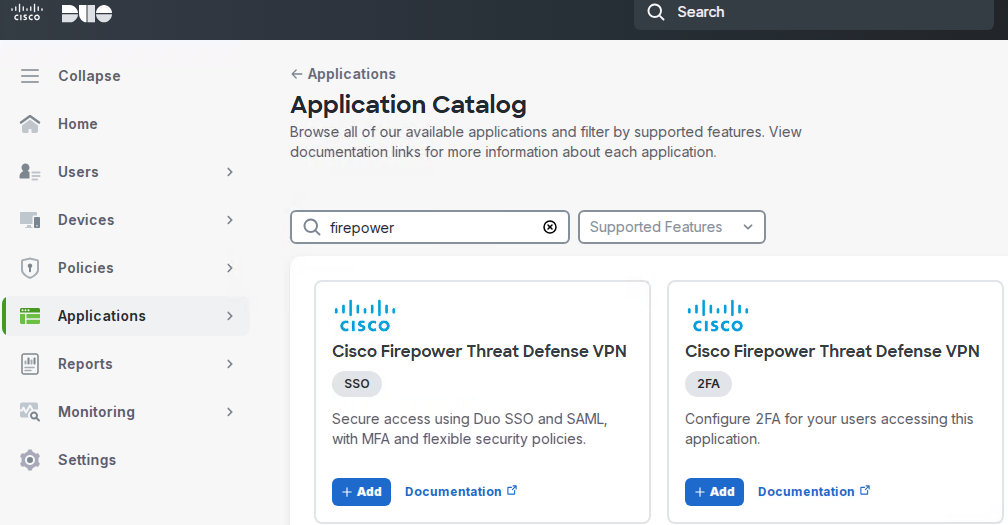 Protect an application – Cisco Firepower Threat Defense VPN -1 