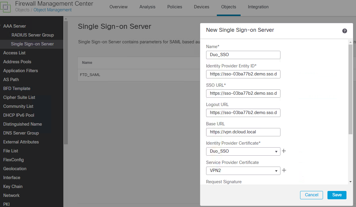 Protect an application – Cisco Firepower Threat Defense VPN - 5