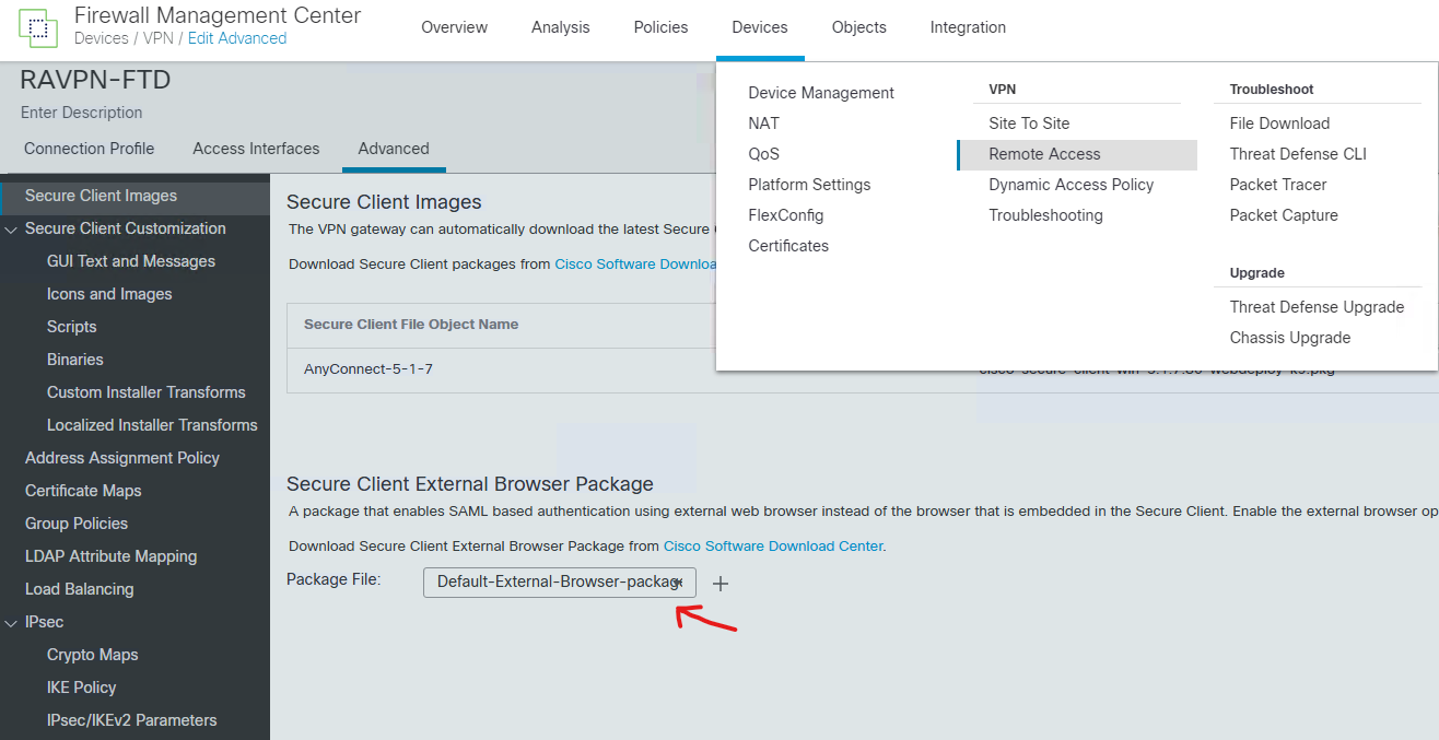 Protect an application – Cisco Firepower Threat Defense VPN - 6