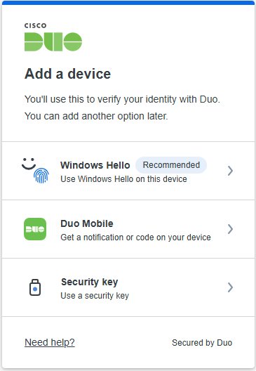 Create and enroll the remote contractor user with complete passwordless (WebAuthn) in Duo - 3