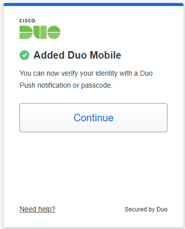 Enroll the on-site contractor by creating a password and enrolling a secondary authentication device - 6