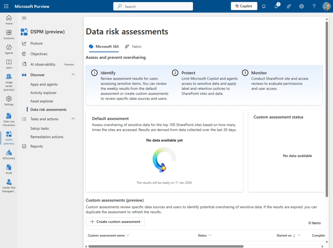 Extinde DSPM la scenarii Copilot și AI 